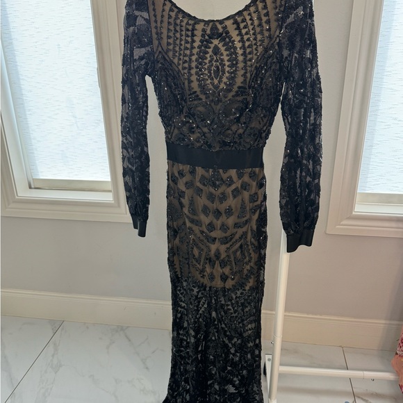 Black Sequin Gown - Picture 5 of 6